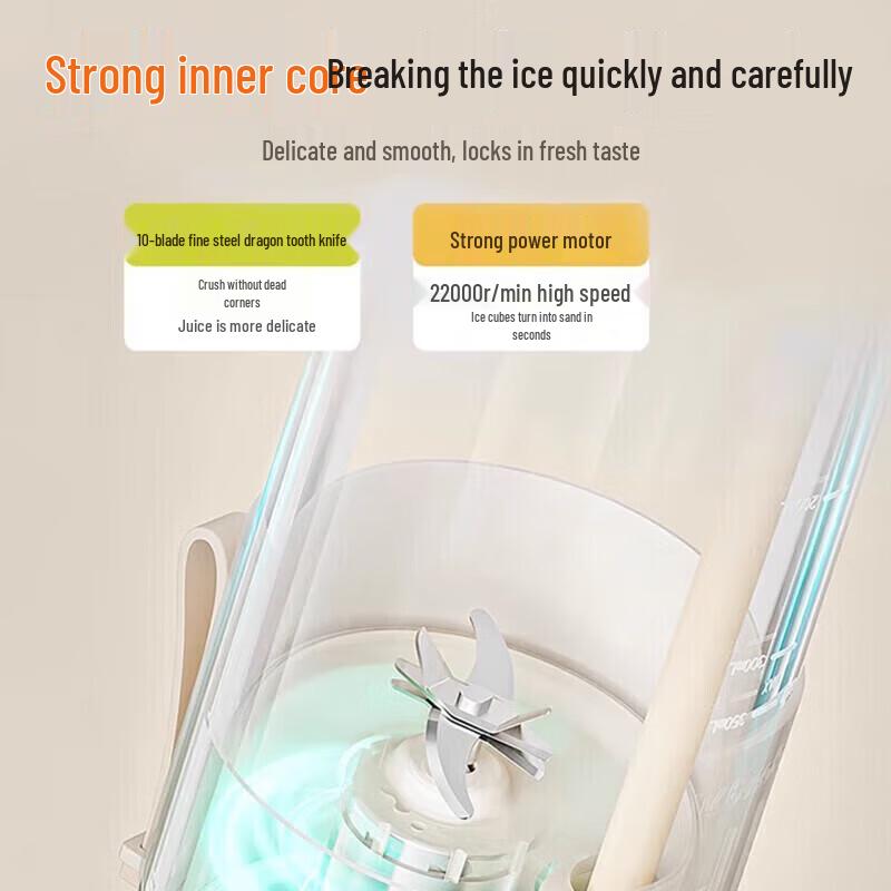 Joyoung 0.35L Portable Rechargeable Juicer Cup CN plug (adapter included)