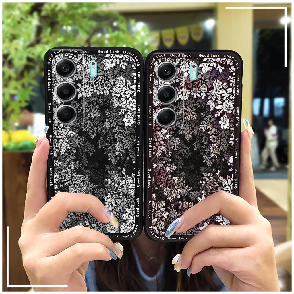 Graffiti Full Wrap Phone Case For Tecno Camon40 Pro 4G/5G/CM6/CM7 Cartoon Dirt-resistant TPU Silicone Phone Protector