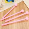 10pcs Cartoon Kawaii Stationery Black Ink Writing Pen Comfortable Love Heart Neutral Pen  Gift