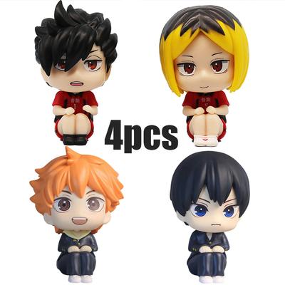 4 стиля Аниме Фигурки Haikyuu!! Фигурки Шоё Хината ПВХ Тобио Кагеяма Игрушки для Детей Коллекционер Хайкю Модель Подарки