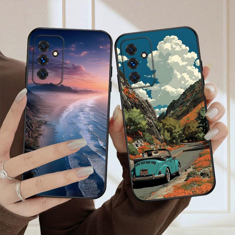 Тропический морской пляж Для Samsung S20FE S21 22 23 FE 24 Plus 25 Ultra Galaxy M23 32 34 35 52 53 54 55 силиконовый мягкий чехол для телефона