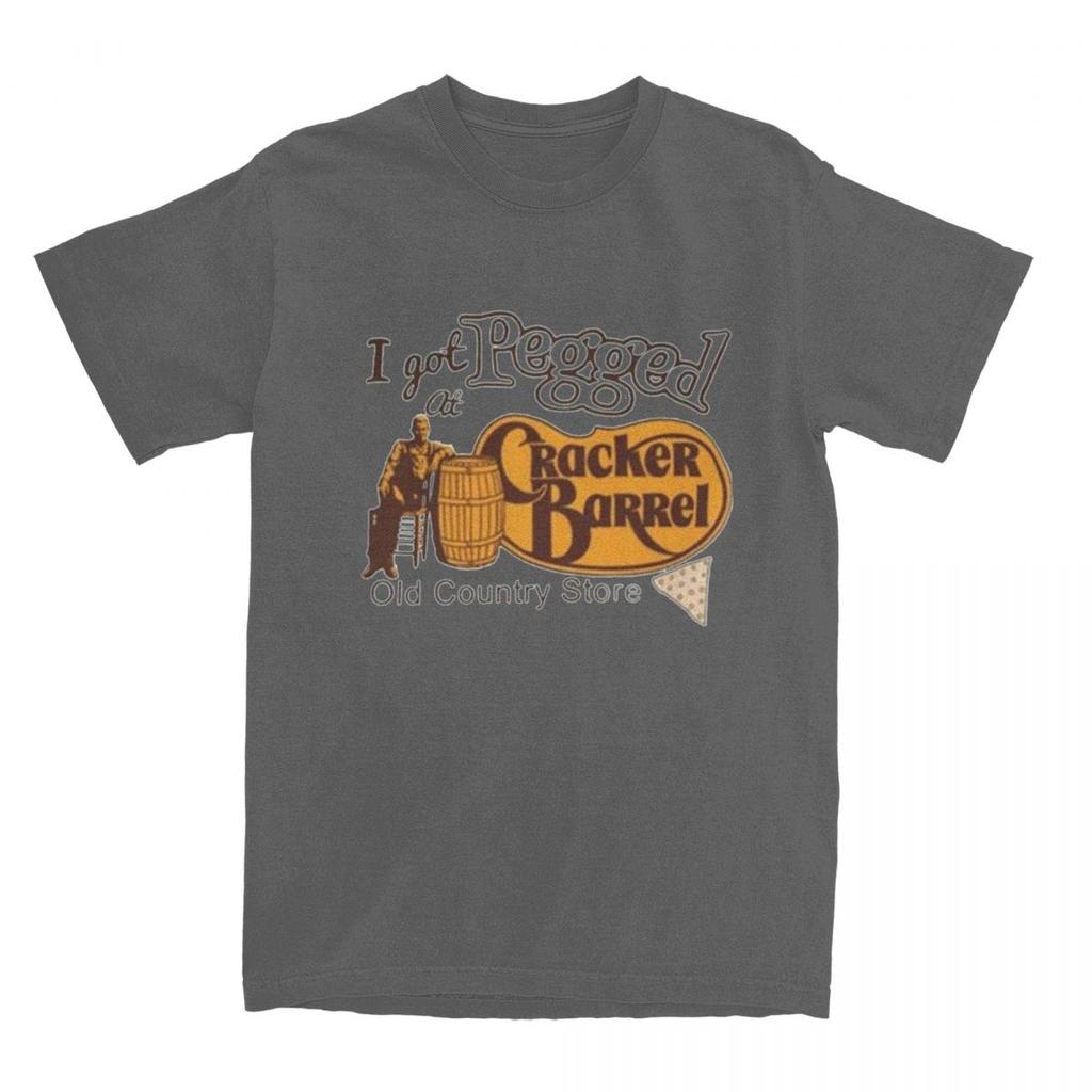 Men Women's T Shirt I Got Pegged At Cracker Barrel T Shirts Hip Hop Funny Meme Summer Tee Shirt Cotton Clothing Birthday Present