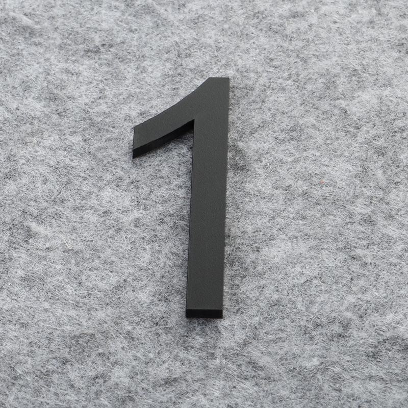 Матовая бронза золото 3D акриловые буквы номер дома настенные наклейки