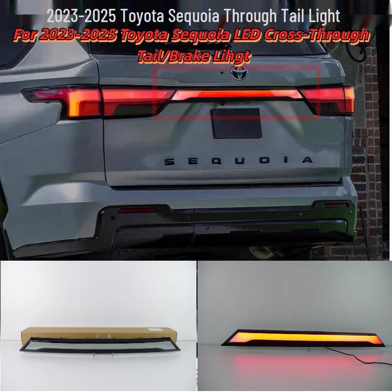 Совместимо с декорацией задних фонарей Toyota Sequoia 2023-2025 гг.