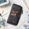 Good Vibes Palm Print Long Wallet Forever Stylish Multi Card Holder Portable Daily Use Purse