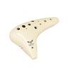 NIGHT Classic Series ACI Beginner's Ocarina Set, Alto C, Ivory (Includes Case, Ocarina Start Line Instruction Book, and Supplementary CD)