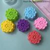 5Pcs Flower Silicone Candle Mold Diy Handmade 3D Rose Soap Plaster Resin Mould Cake Baking Tool Kitchen Party Decoration Supply