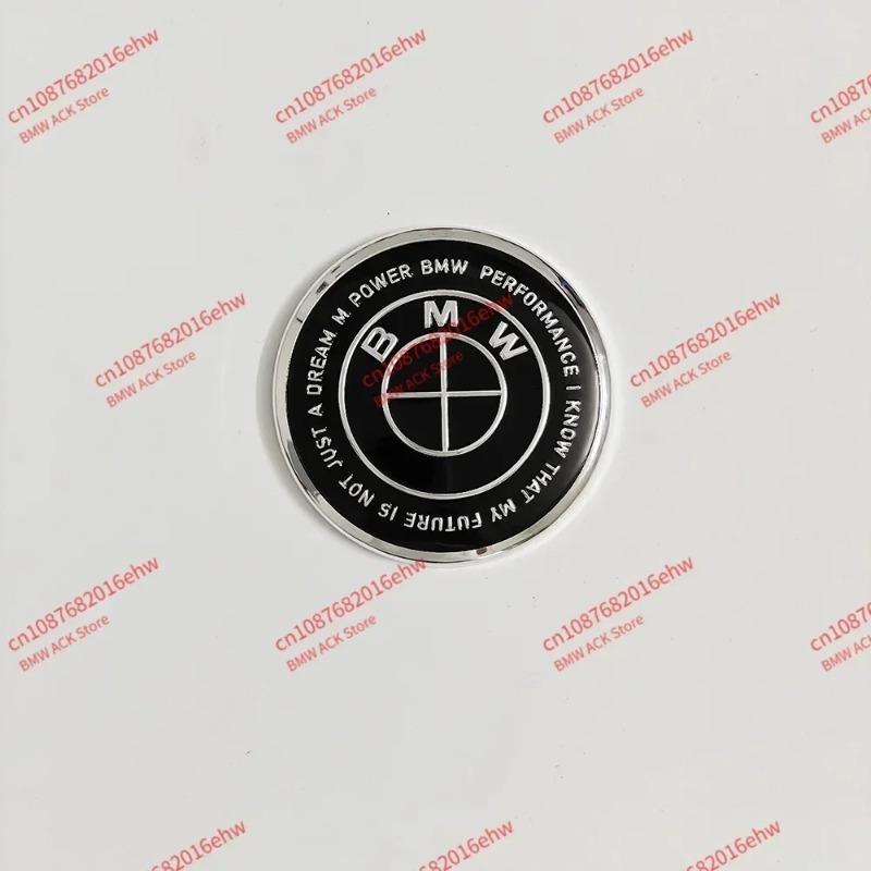 1Pcs 45mm Car Steering Wheel Badge Emblem Stickers For BMW E36 E46 E53 E90 E60 E61 E93 E87 X1 X3 X5 X6 F30 F20 F10 Accessories