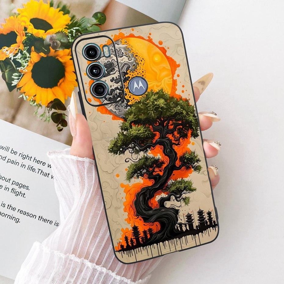 Fashion Cool Case For Motorola Moto G60 G40 Fusion Soft Black Silicone TPU Back Cover For MOTO G60 G40Fusion Phone Cases