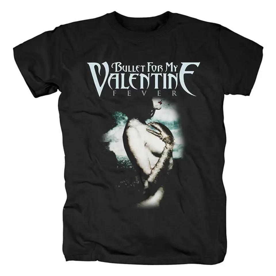 Bullet for My Valentine Album Fever Theme Tshirt Regular Edition Printed Pattern Suitable for Unisex Suitable for All Seasons