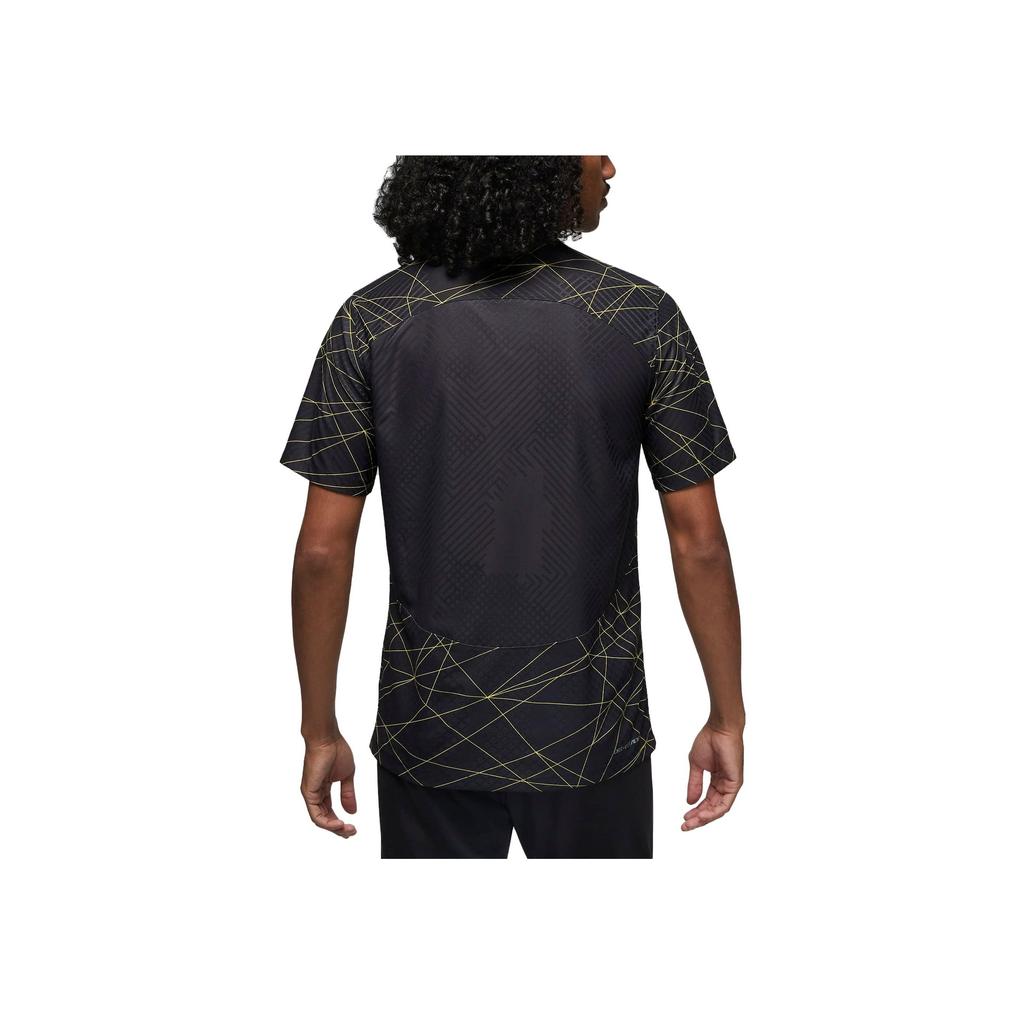 Jordan Футболка Paris Saint-Germain 2022/23 Match Force черная/желтая мужская уличная одежда DR3797-010