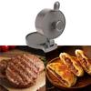 Универсальный ручной пресс для бургеров Маленький из алюминиевого сплава Регулируемый инструмент для формовки мяса Для изысканных котлет