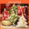 Christmas Tree Pattern Plush Pillows Cushions For Sofas And Room Decoration