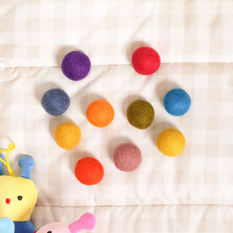 [Pet] Шерстяной шарик для кошек (3 см) (5P)