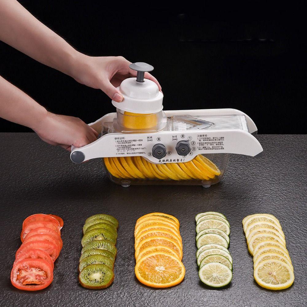 High Efficiency Lemon Grater Adjustable Carrot Cutter Slicing Machine Lemon Slicer Milk Tea Shop