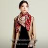 Women's Premium 100% Wool Large Square Scarf