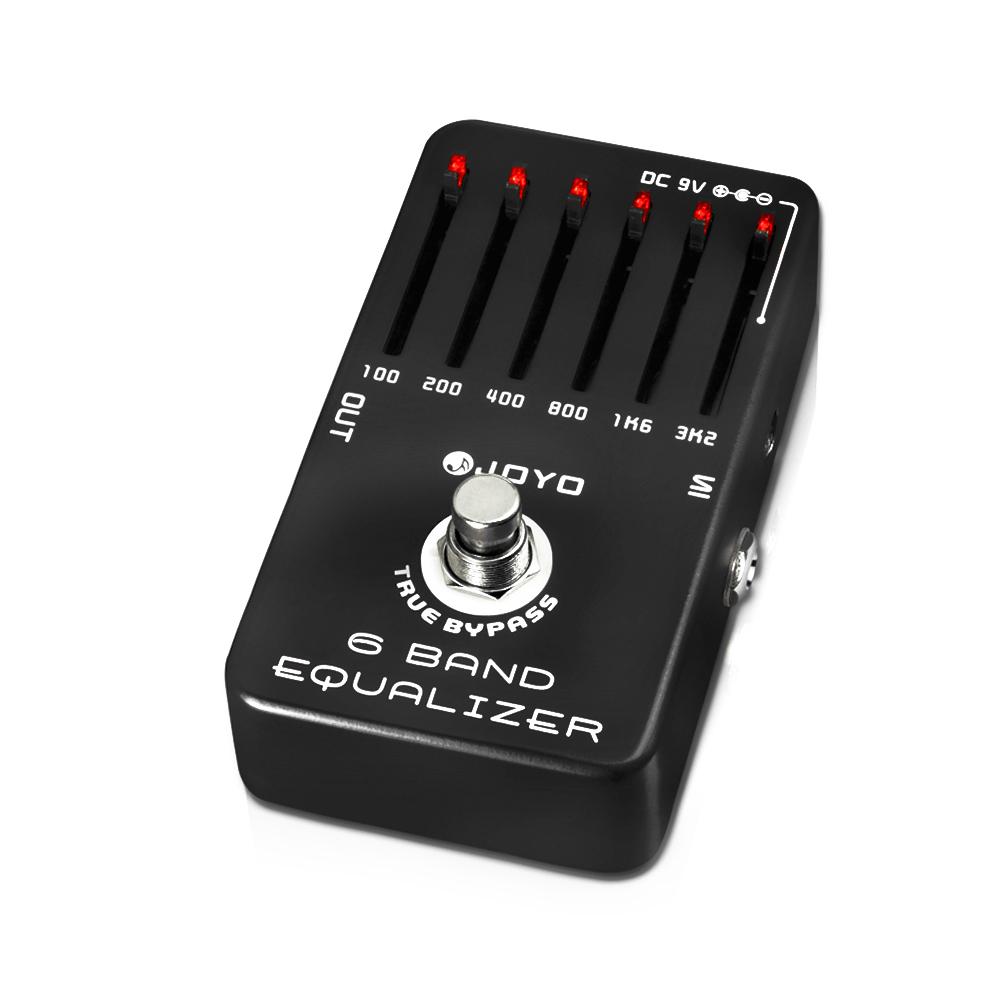 JOYO JF-11 6-полосный эквалайзер гитарная педаль эффектов Низкие средние высокие частоты EQ эффект True Bypass гитарные запчасти и аксессуар