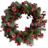 Christmas Wreath Door Hanging Decor Home Mall Window Party Festive Simulation Ornament