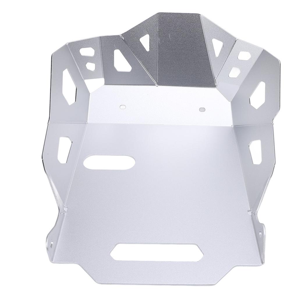 Motorcycle Engine Skid Plate Effective Protection Aluminum Alloy Engine Chassis Guard for 800DE 2023 2024 Silver