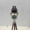 Rustic Floor Spotlight Theater Studio Lamp with Wooden Tripod Stand