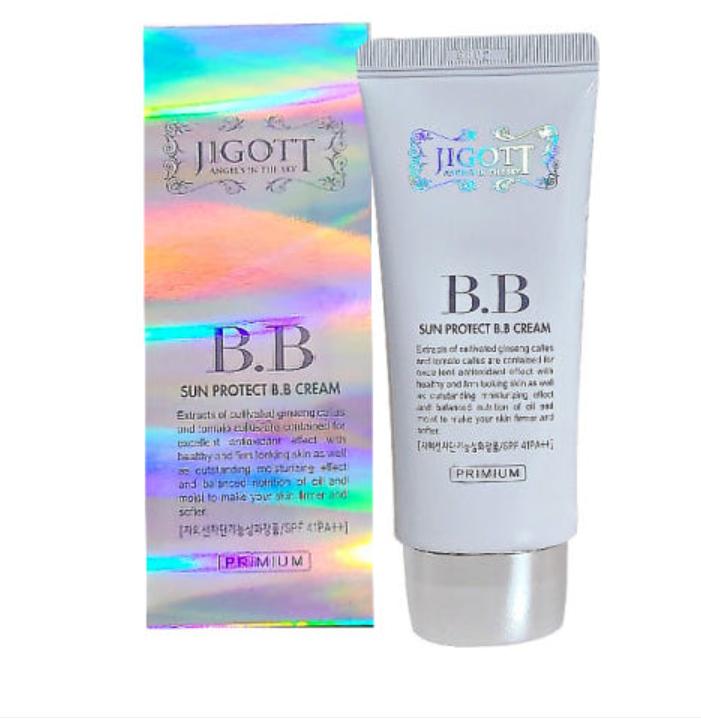 Jigott Солнцезащитный BB-крем SPF 50+, легкий и увлажняющий, 50 мл