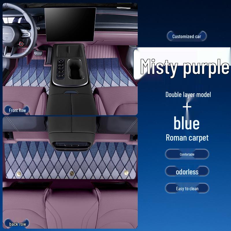 Waterproof TPE Car Floor Mats for Modern Verna 16-20 & Verna RV 17-18 Models