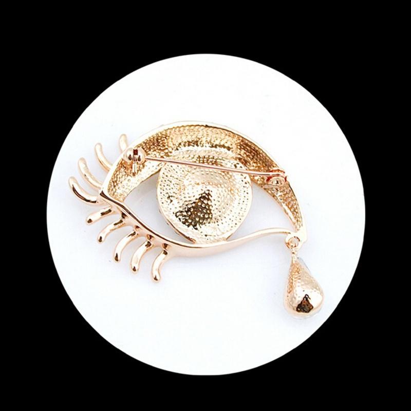 Дизайн "Ангельские слезы" Брошь Кристальная подвеска Значок Брошь Зажим для шарфа Декор Капля KTJ