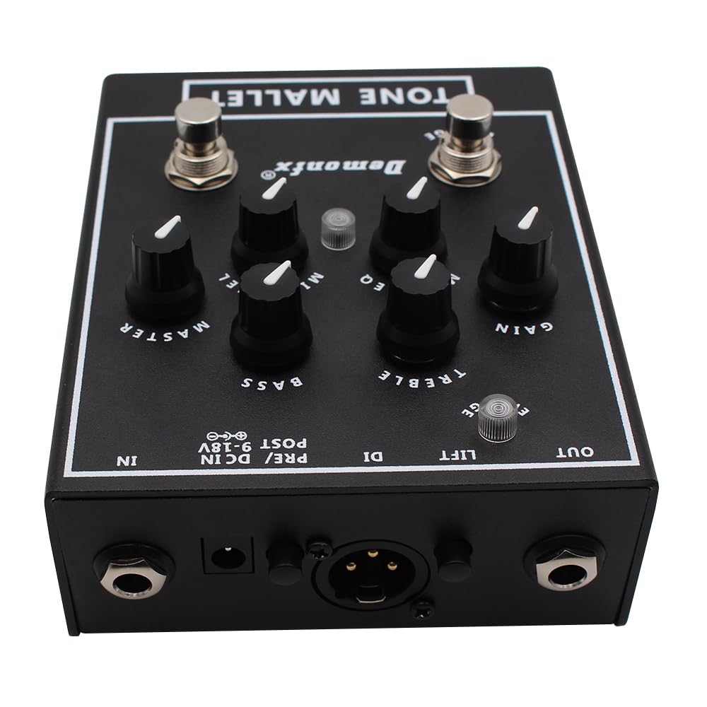 Demonfx TONE TONE HAMMER Клон Басовый Бокс Басовые Эффекты МАЛЕТ/Предусилитель Aguilar/DI