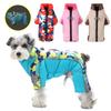 Winter Dog Jumpsuits For Small Medium Dogs Cats Windproof Waterproof Puppy Clothes Warm With D-ring Reflective Pet Elasticity Jacket Schnauzer Coat