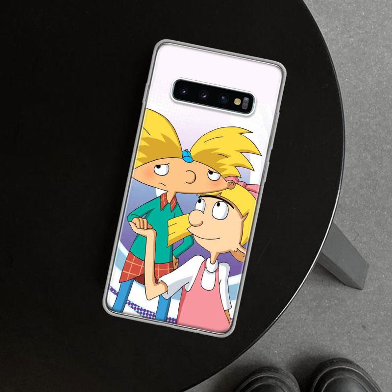 Hey Arnold Helga Cute Funny Cartoon Phone Case Cover for Samsung Galaxy S26 S25 Edge S24 S23 Ultra S22 Plus S21 FE S20 + Art Cus