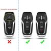 For Ford 2013- Carbon Fiber Hard Smart Key Fob Case Shell Cover Accessories