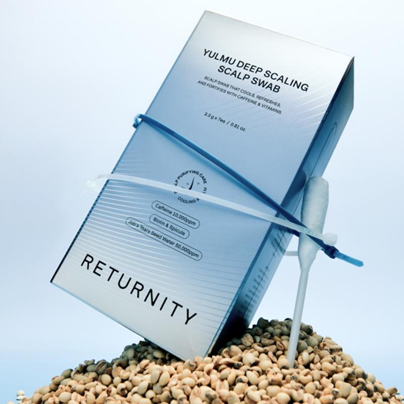 RETURNITY Yulmu Глубоко очищающий тампон для кожи головы 3,3 г*7 шт.