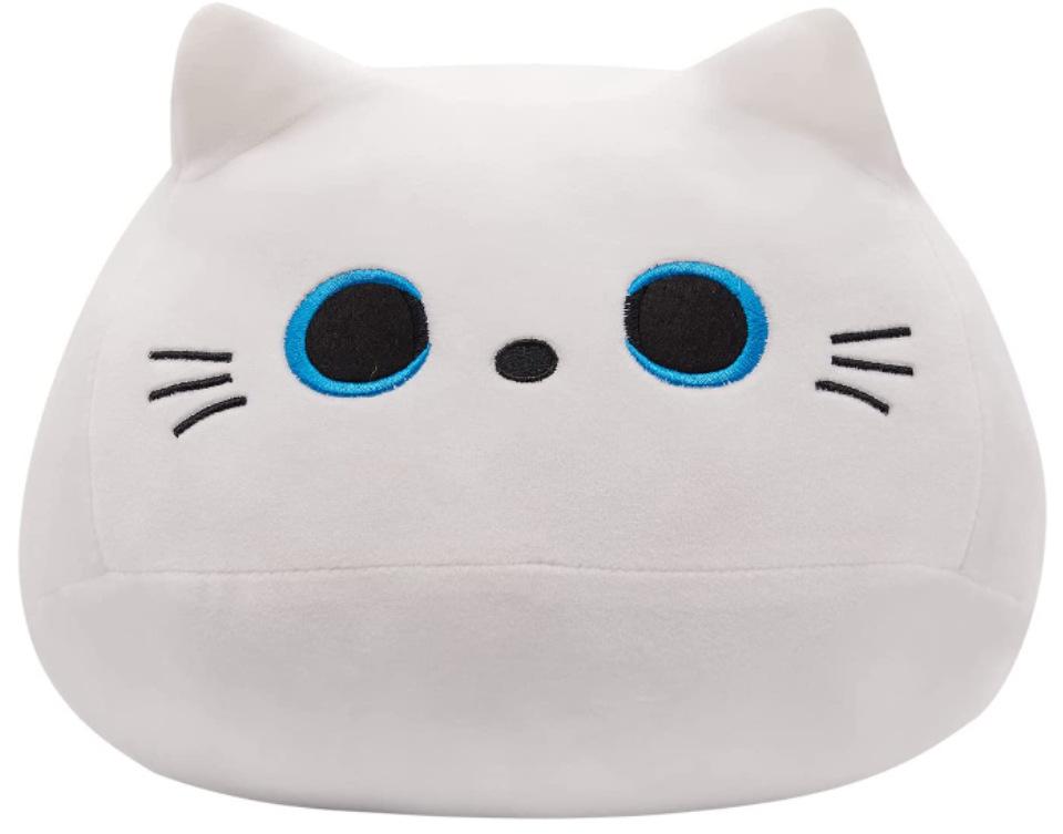 30cm Soft Black Cat Plush Toy Pillow - Stuffed Animal for Kids Boys & Girls Birthday Gifts