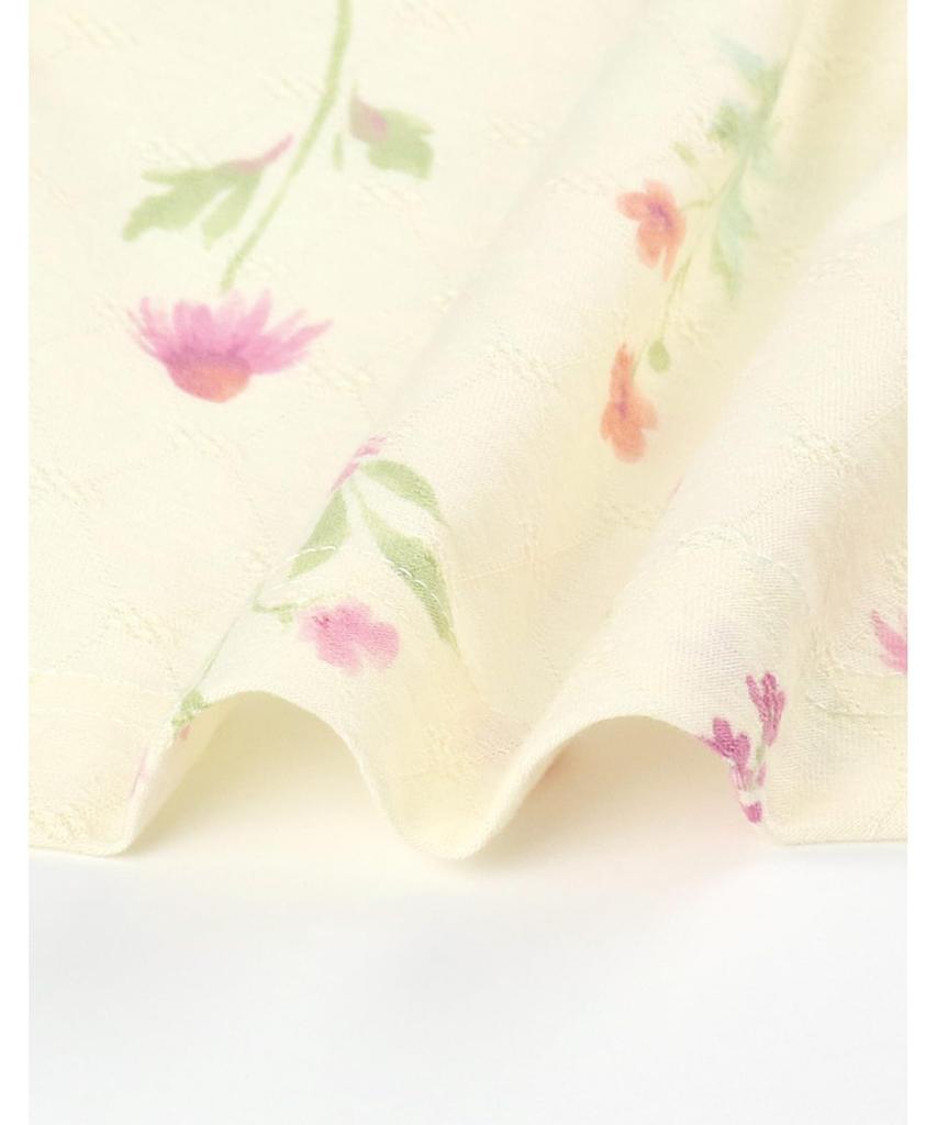 Длинный длинный жаккардовый трикотаж из хлопка, CR [Wing/Wacoal] Пижама, рукава, брюки, (основной корпус), материал, EP8073, женский,