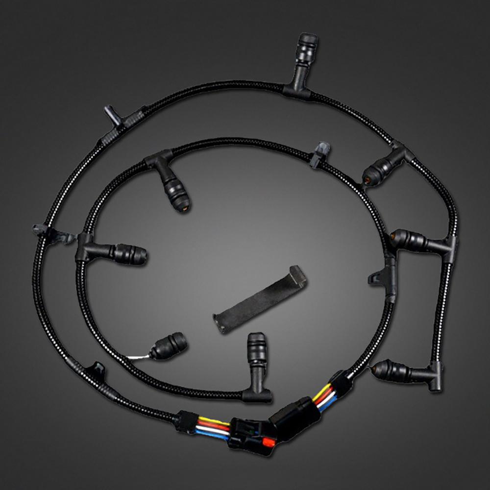 2pcs RH&LH Glow Plug Harness For 04-10 Ford 6.0L Diesel 4C2Z12A690AB 5C3Z12A690A