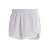 Спортивные шорты с тремя полосками и эластичным поясом, женские шорты светло-фиолетового цвета IC5185