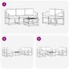 Outdoor Sofa Set with Cushions 6 pcs Natural and Light Grey