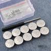 10pcs Nailless Jeans Buttons Removable Pants Pins Durable Repair Kit