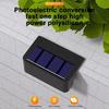 4/8 Pcs LED Solar Lights Porch Light Outdoor IP65 Waterproof Wall Lamp for House Yard Stair Fence Pool Garden Decor Lighting