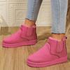2024 New Winter Women Snow Boots Plush Warm Non Slip Waterproof Ladies Flats Casual Slip On Female Ankle Boots Shoes for Women