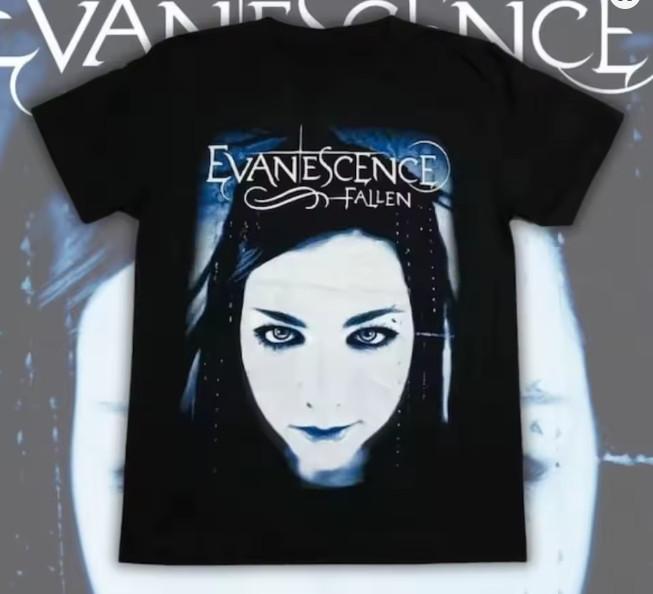 Тяжелый Металл Evanescence Графические Футболки Винтажные Рок-Группа
