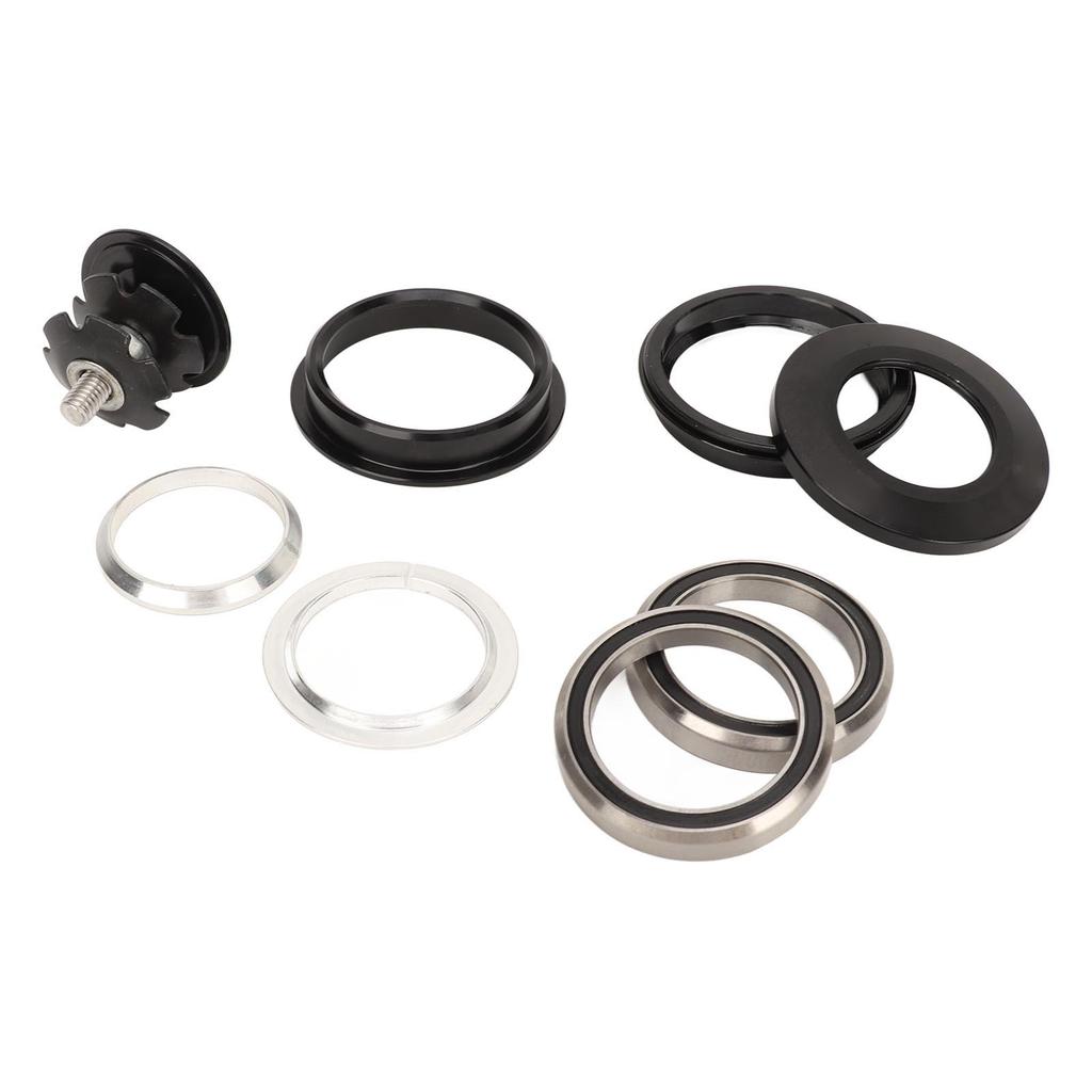 Bike Headset 44mm Aluminium Alloy Sealing Double Bearing Straight Steerer Front Fork Recessed Bike