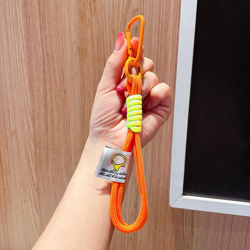 Yogodlns Colorful Nylon Rope Handbag Pendant With Carabiner Buckle Clips Bags Accessories Spare Parts for Bags