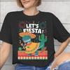 Lets Fiesta Cinco De Mayo Graphic Printing T Shirts Men Women Cotton Tee Shirt Clothing