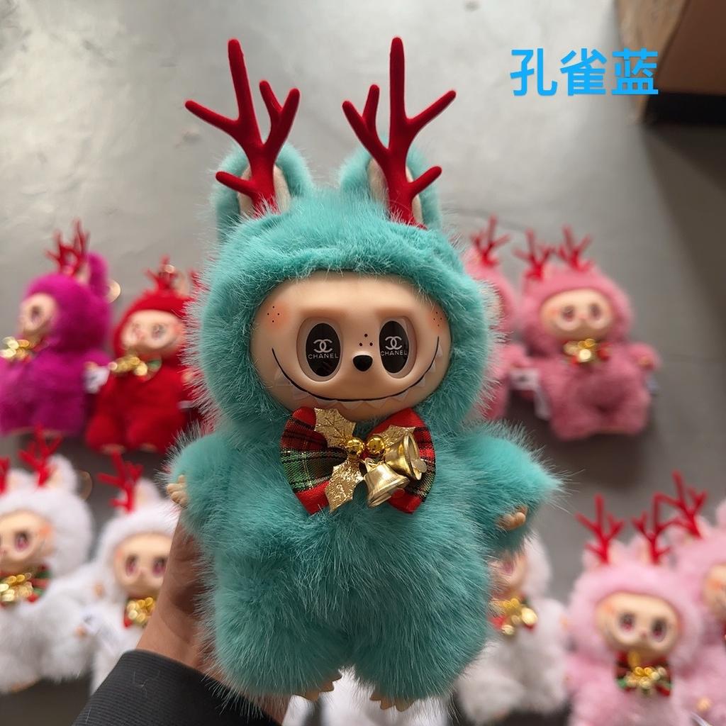 Рождественский лось с тем же виниловым лицом, брелок-подвеска, рождественская плюшевая кукла