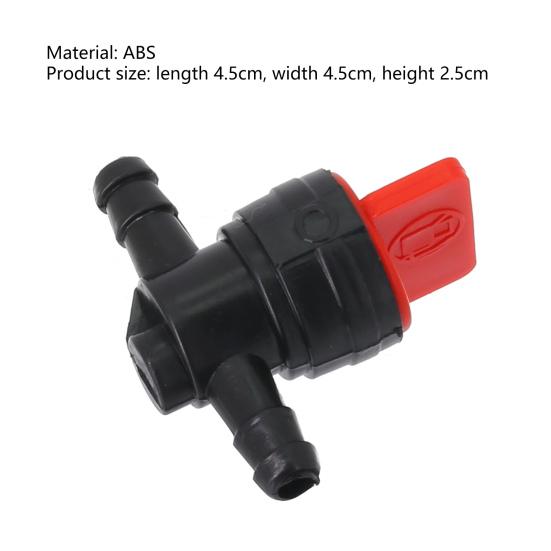 Бензиновый кран универсальный прочный линейный запорный клапан топлива из АБС-пластика 6 мм для мотоцикла