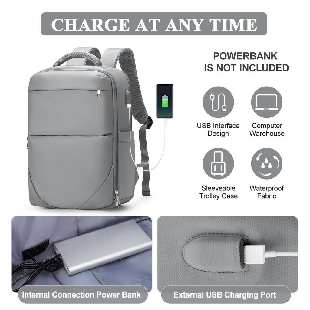 Дорожный рюкзак для ноутбука, мужской рюкзак, рюкзак большой емкости Ryanair 40x20x25, женский рюкзак для салона, сумка для компьютера для колледжа