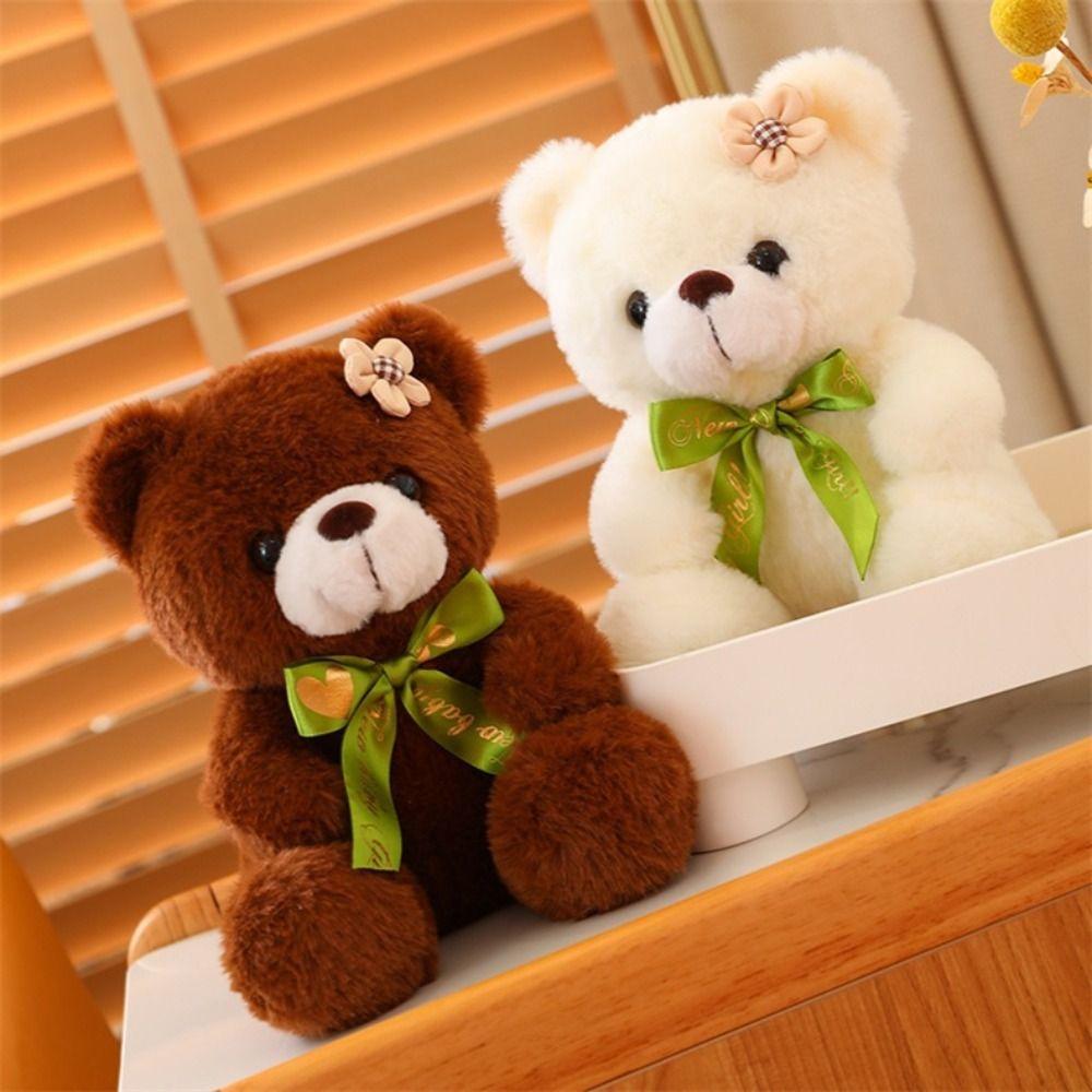 Stuffed Animal Lovely Bear Plush Toys Home Decoration Bear Throw Pillows Headboard Cushion