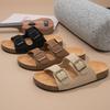 Новые пряжки мужские сандалии мужские пряжка повседневные пляжные Birkencool шлепанцы летние женские туфли летние одинарные туфли женские