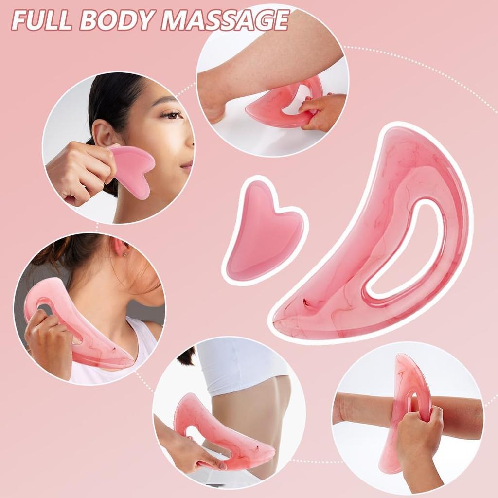 Large Gua Sha Massage Tool Lymphatic Drainage Muscle Scraping Massage Tools Body Sculpting Anti Cellulite Tool for Man and Women